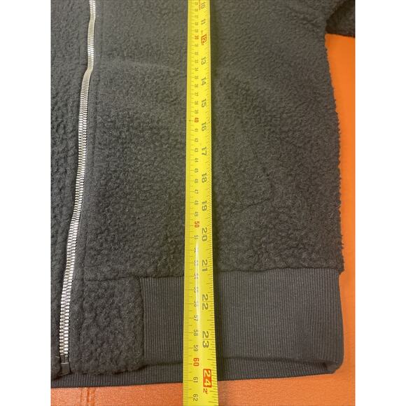 Zyia Active Leopard Flying V Teddy Fleece Black Jacket - Size Small - Picture 14 of 14